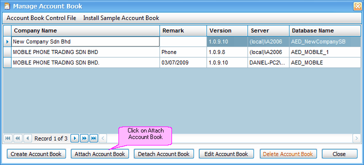 Attach account book01