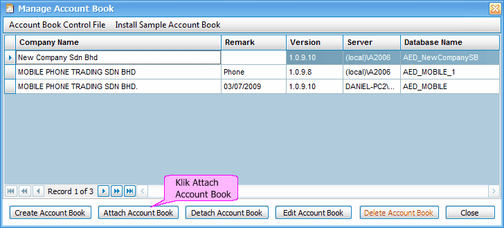 Attach account book01